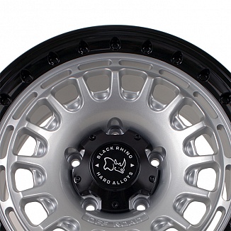FF KF60 8,5x18 5x150 ET10 Dia 110,5 (Silver With Black Lip) LOT1760_KF60