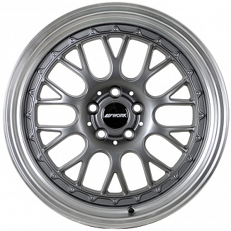 FF SH7007 8x18 5x114,3 ET35 Dia 73,1 (Matte Dark Gunmetal Lip Polish) LOT1584_SH7007