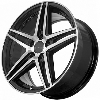FF REW015 7x16 5x114,3 ET35 Dia 73,1 (Black Machine Face) LOT1182_REW015
