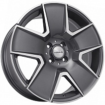 Kipardo KF61 7,5x17 4x100 ET40 Dia 73,1 (Gunmetal Machine Face) LOT1700_KF61