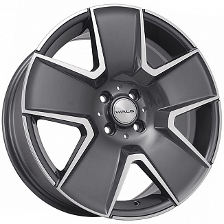Kipardo KF61 7,5x17 4x100 ET40 Dia 73,1 (Gunmetal Machine Face) LOT1700_KF61