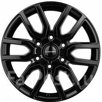 Khomen Wheels KHW1723 (Toyota Land Cruiser Prado/Lexus GX) 8x17 6x139,7 ET25 Dia 106,1 (BLACK) KHW111012