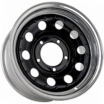 Grizzly SW04 7x15 5x139,7 ET-5 Dia 108,5 (Black Inner + Chrome Outer Rim) LOT1221