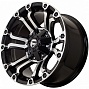 FF JT133 8x16 6x139,7 ET0 Dia 110,1 (Black Machined Face) LOT1146_JT133