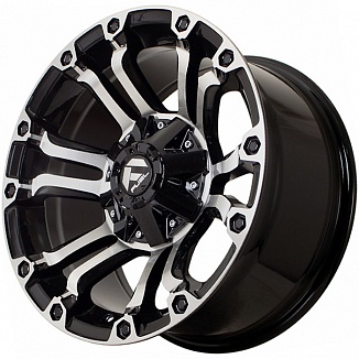 FF JT133 8x16 6x139,7 ET0 Dia 110,1 (Black Machined Face) LOT1146_JT133