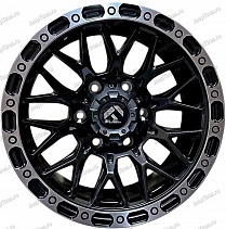 SpeedMile XTX010 9x17 5x114,3 ET0 Dia 73,1 (Matt Black Machine Lip) JTXTX010917051143731MBML