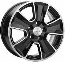 Khomen Wheels KHW1601 (16_Renault Duster) 6,5x16 5x114,3 ET50 Dia 66,1 (BLACK-FP) KHW100501