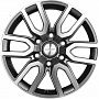Khomen Wheels KHW1723 (Toyota Land Cruiser Prado/Lexus GX) 8x17 6x139,7 ET25 Dia 106,1 (GRAY-FP) KHW111017