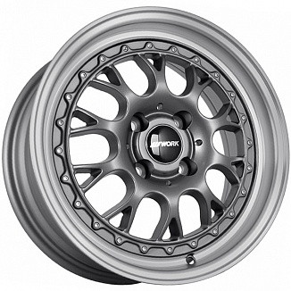 FF SH7007 6,5x15 4x100 ET35 Dia 73,1 (Matt Dark Gunmetal Lip Polish) LOT1716_SH7007