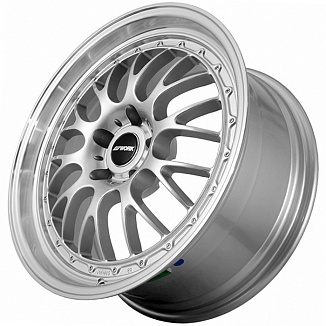 FF SH7007 8x18 5x114,3 ET35 Dia 73,1 (Silver Lip Polish) LOT1193_SH7007