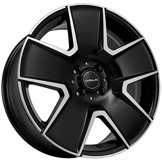 Kipardo KF61 7,5x17 4x100 ET40 Dia 73,1 (Gloss Black Machined Face) LOT1698_KF61
