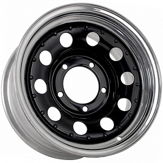 Grizzly SW04 7x15 5x114,3 ET0 Dia 73,1 (Black Inner + Chrome Outer Rim) LOT1219_SW04