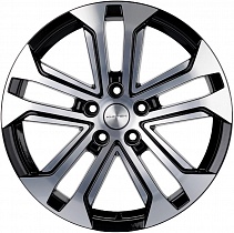 Khomen Wheels KHW1803 (Toyota RAV4) 7x18 5x114,3 ET35 Dia 60,1 (Black FP) KHW102602