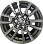 Replica Toyota 2818 7,5x17 6x139,7 ET25 Dia 106,1 (графит) H3278F2818