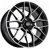 FF SH7091 7x15 4x100 ET35 Dia 73,1 (Black Machined Face) LOT1457_SH7091