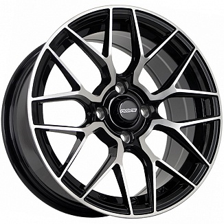 FF SH7091 7x15 4x100 ET35 Dia 73,1 (Black Machined Face) LOT1457_SH7091