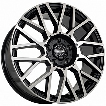 FF SH25004 7x17 5x114,3 ET38 Dia 73,1 (Black Machined Face) LOT1455_SH25004