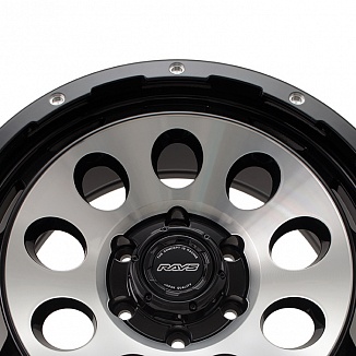 Kipardo KF59 8,5x18 6x139,7 ET0 Dia 110,1 (Black Polish) LOT1692_KF59