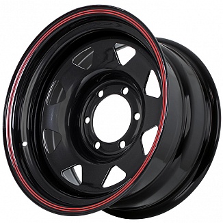 Grizzly SW01 8x16 6x139,7 ET-20 Dia 110,1 (Shinning Black With 2 Red Line) LOT1546_SW01