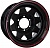 Grizzly SW01 7x15 5x139,7 ET15 Dia 108,5 (Shinning Black With 2 Red Line) LOT1878_SW01 Grizzly SW01 7x15 5x139,7 ET15 Dia 108,5 (Shinning Black With 2 Red Line) LOT1878_SW01