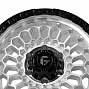 FF KF5357 8,5x17 6x139,7 ET0 Dia 106,1 (Silver With Black Lip) LOT1251_KF5357