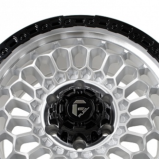FF KF5357 8,5x17 6x139,7 ET0 Dia 106,1 (Silver With Black Lip) LOT1251_KF5357