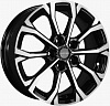 Khomen Wheels KHW1605 (Skoda Octavia A5/ VW Golf / VW Jetta5) 6,5x16 5x112 ET46 Dia 57,1 (Black FP) KHW200149