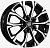 Khomen Wheels KHW1605 (Skoda Octavia A5/ VW Golf / VW Jetta5) 6,5x16 5x112 ET46 Dia 57,1 (Black FP) KHW200149