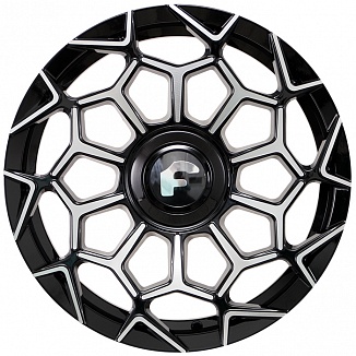 Kipardo KF65 7,5x17 4x98 ET25 Dia 73,1 (Gloss Black Machined Face) LOT1705_KF65