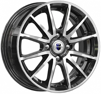 КиК Квант (КС960) 5,5x14 4x100 ET40 Dia 54,1 (Алмаз Черный) 76884