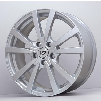 K7 K-107 7x17 4x100 ET35 Dia 54,1 (Серебро) z0106