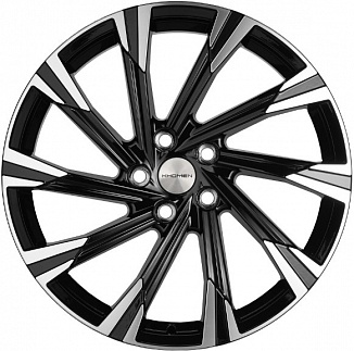 Khomen Wheels KHW1901 (EXEED VX/TXL/LX) 7,5x19 5x108 ET36 Dia 65,1 (Black FP) KHW190110BLF