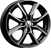 Вектор 283 6x15 4x114,3 ET44 Dia 67,1 (Алмаз Черный) 28310AB