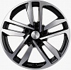 Khomen Wheels KHW1612 (ZV 16_ Mazda 3/ix35) 6,5x16 5x114,3 ET45 Dia 67,1 (BLACK-FP) KHW103112