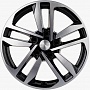 Khomen Wheels KHW1612 (ZV 16_ Mazda 3/ix35) 6,5x16 5x114,3 ET45 Dia 67,1 (BLACK-FP) KHW103112