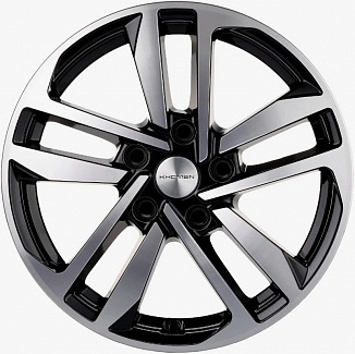 Khomen Wheels KHW1612 (ZV 16_ Mazda 3/ix35) 6,5x16 5x114,3 ET45 Dia 67,1 (BLACK-FP) KHW103112