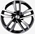Khomen Wheels KHW1612 (ZV 16_ Mazda 3/ix35) 6,5x16 5x114,3 ET45 Dia 67,1 (BLACK-FP) KHW103112