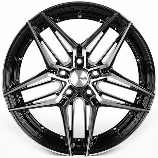 Replica Advan IVF-007-CT492 8x18 5x112 ET35 Dia 66,45 (Чёрный Глянцевый) VL81949