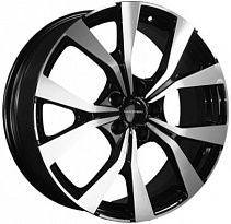 Khomen Wheels KHW1906 (Dongfeng AX7) 7x19 5x108 ET45 Dia 65,1 (Black FP) KHW190604BLF