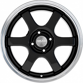 Скад Киото (КЛ249) 6x15 4x98 ET38 Dia 58,6 (Алмаз Антрацит) 2150020