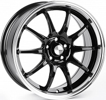 Replica Work 12243-CT345 7,5x17 5x100 ET40 Dia 73,1 (Чёрный Глянцевый) VL81434