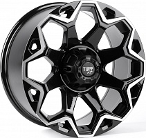 Replica TUFF 82743-FG466 9x20 6x139,7 ET15 Dia 106,1 (Чёрный Глянцевый) VL81411
