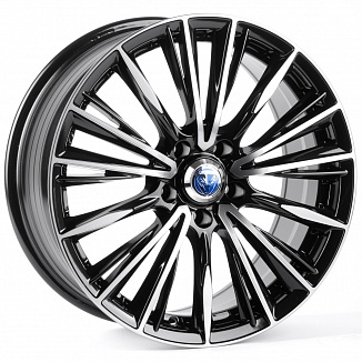 Replica Rays 1127X-FG441 8x18 5x108 ET38 Dia 73,1 (Чёрный Глянцевый) VL81425