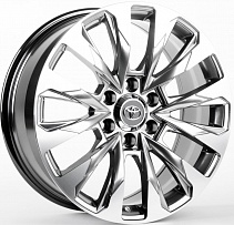 Replica Toyota F0592-SB417 8,5x20 6x139,7 ET20 Dia 106,1 (Серебро Тёмное) VL81101