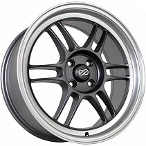 FF FBX058 7,5x17 4x100 ET38 Dia 73,1 (Matte Gunmetal Machine Lip) LOT1144