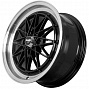 FF RHX1013 6,5x15 4x100 ET33 Dia 73,1 (Black Machine Face and Machine) LOT1261_RHX1013