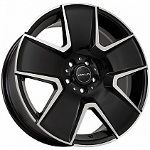 Kipardo KF61 7,5x17 5x114,3 ET40 Dia 73,1 (Gloss Black Machined Face) LOT1703_KF61