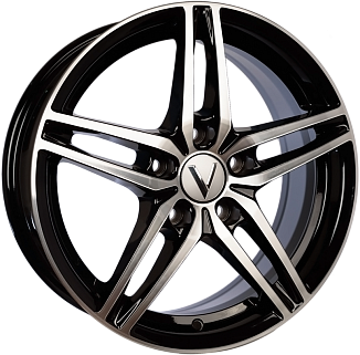 Вектор B219 6,5x16 5x100 ET40 Dia 67,1 (Алмаз Черный) 21902AB