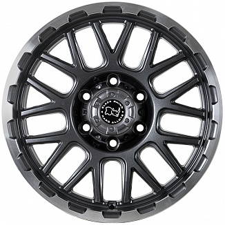 FF FBX470 8,5x17 6x139,7 ET25 Dia 106,1 (Gunmetal Machine Lip) LOT1244_FBX470