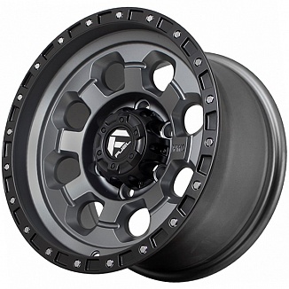 FF Q820 8x15 6x139,7 ET0 Dia 110,1 (Matt Gunmetal with Matt Black) LOT1240_Q820